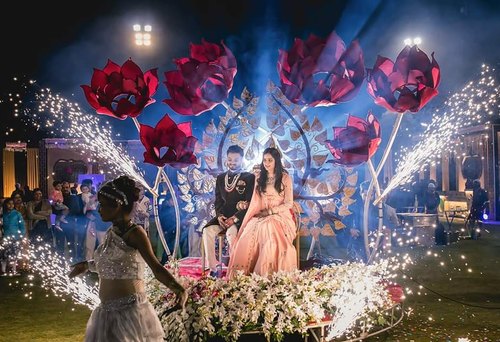best bride groom entry theme goa
